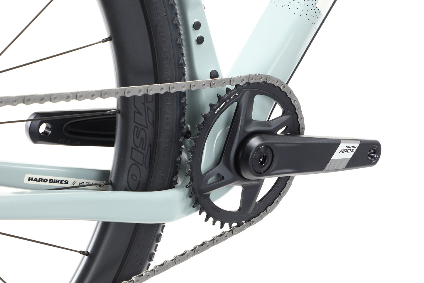 Haro Bikes Buzzard Carbon 2 - Semi-Gloss Slate Blue Black Fade / White