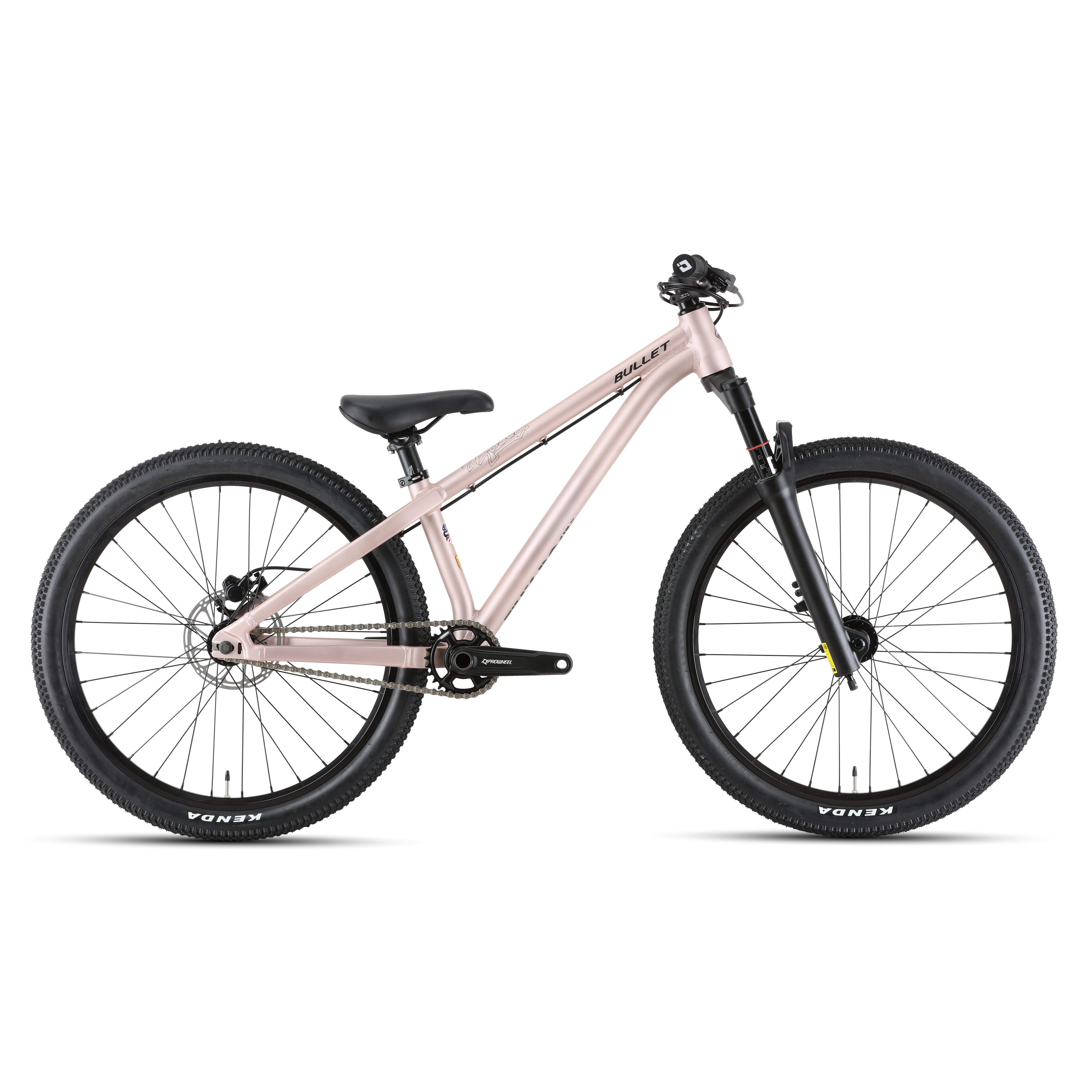 Tiny Rock Bullet 24" Mattroségold/Schwarz