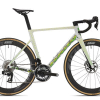 Haro Bikes Rivette Carbon LTD - Gloss White / Electric Green Yellow