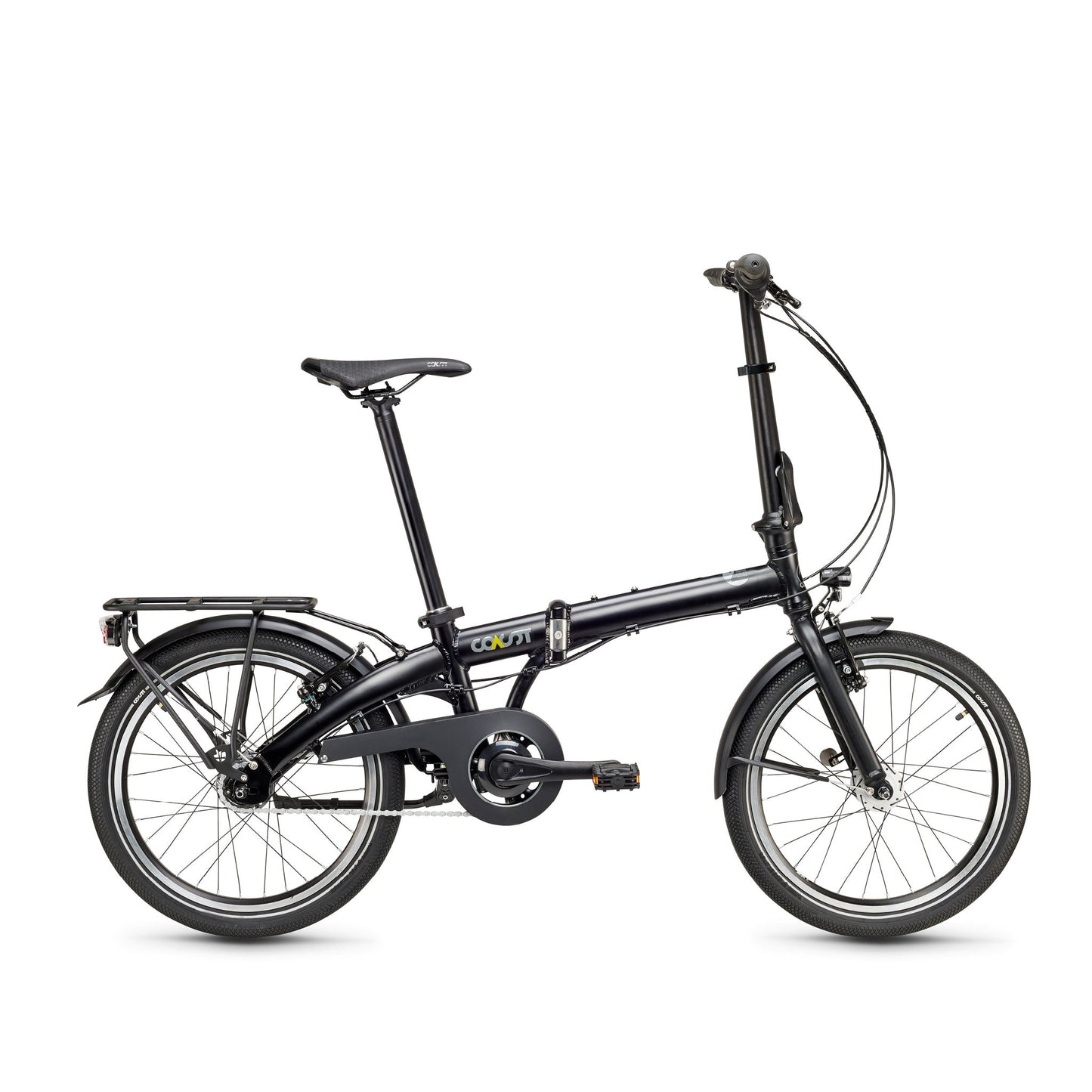 COAST BIKES Klapprad Hightide No. 02 7-Gang Black