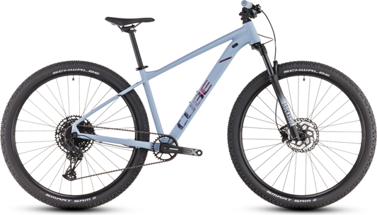 Cube Attention SLX  Diamant pigeonblue´n´rubyred (2025)