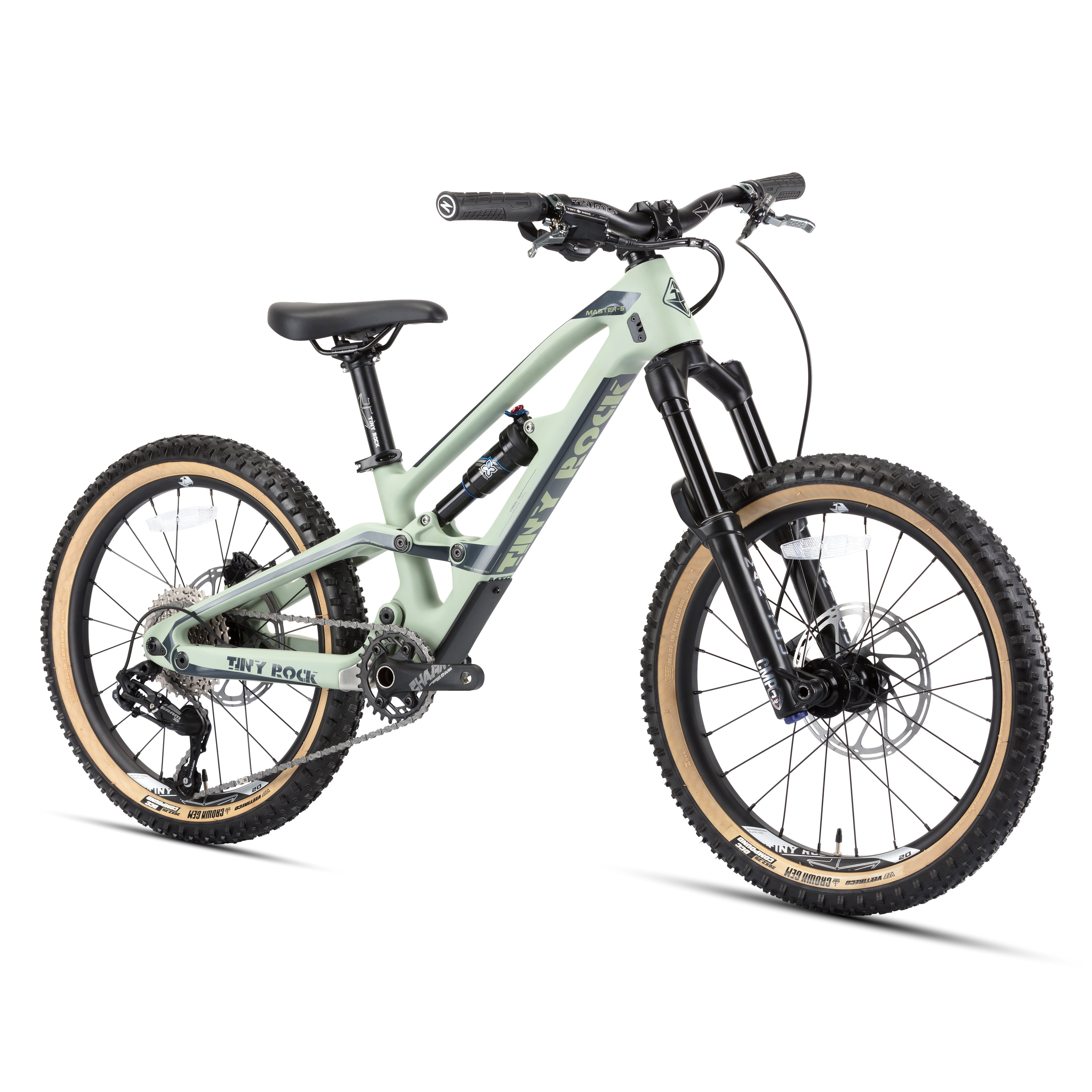 Tiny Rock 20" Master S Carbon Junglegrün/Dunkelblau (2025)