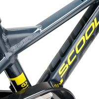 S'COOL Junior Bikes XXlite EVO 16 Zoll 1-Gang Dark Grey/Yellow