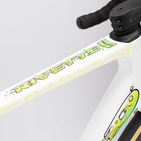 Haro Bikes Rivette Carbon LTD - Gloss White / Electric Green Yellow