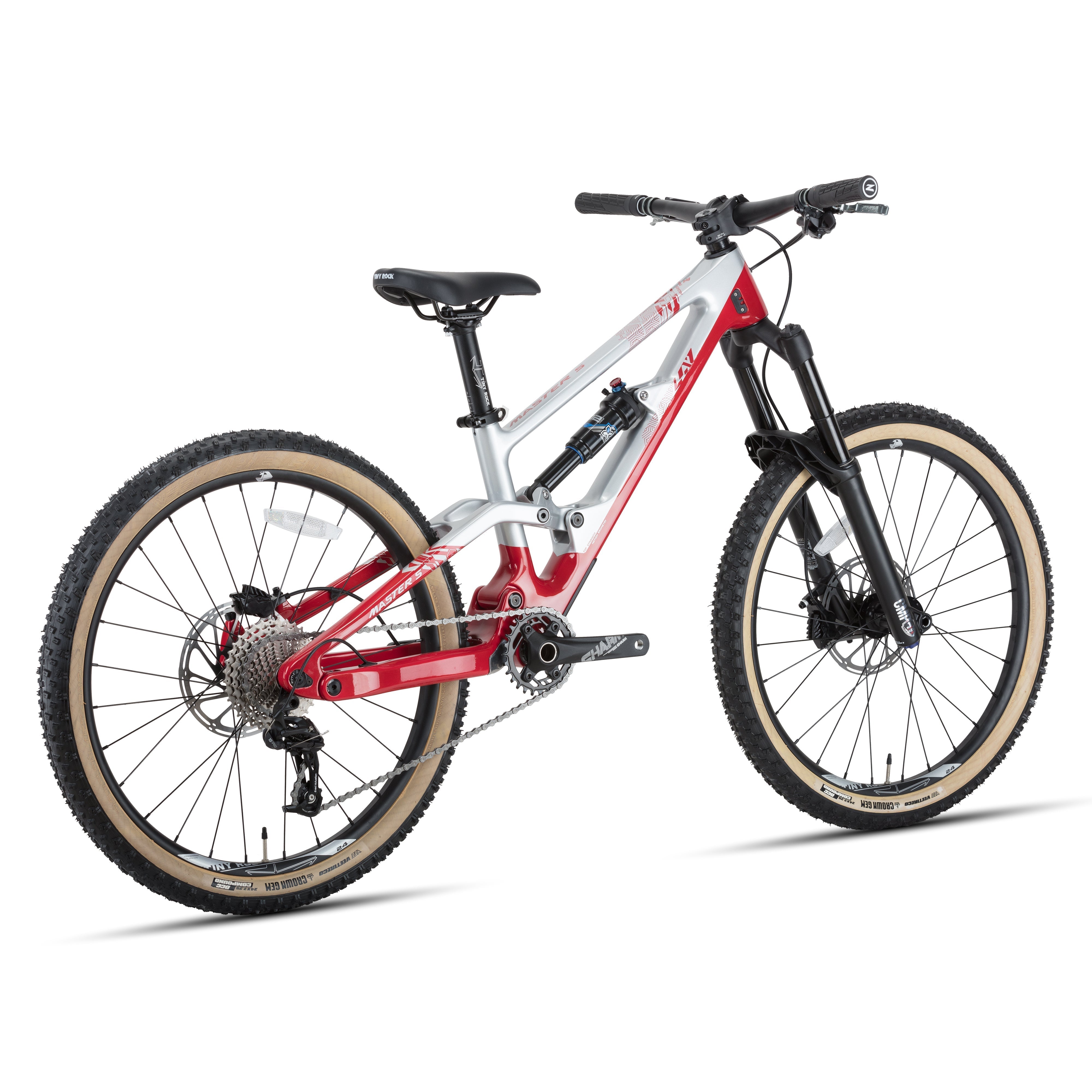 Tiny Rock 24" Master S Carbon- Rot/Silber (2025)