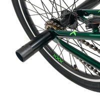 S'COOL Junior Bikes XtriX 20 Zoll 1-Gang BMX Dark Green/Neon Green