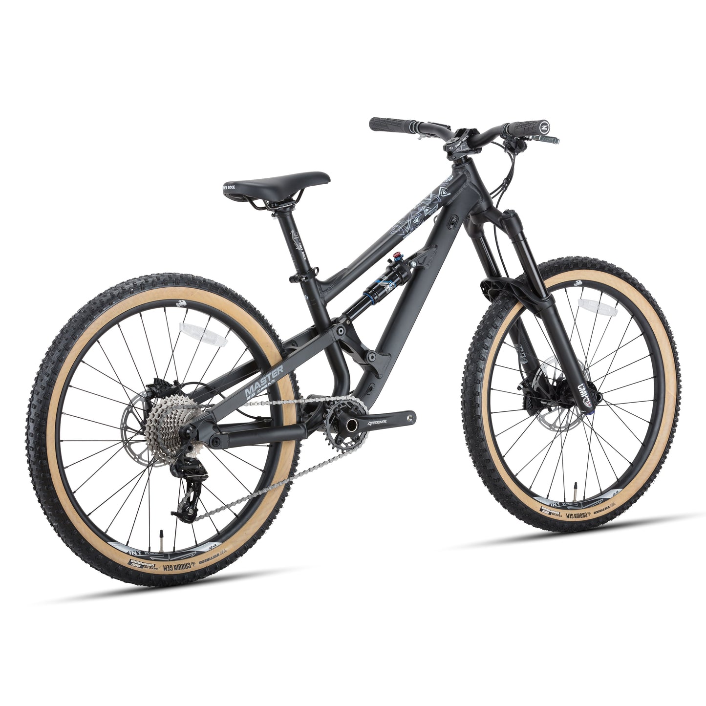 Tiny Rock 24" Master Aluminium Mattschwarz/Dunkelgrau