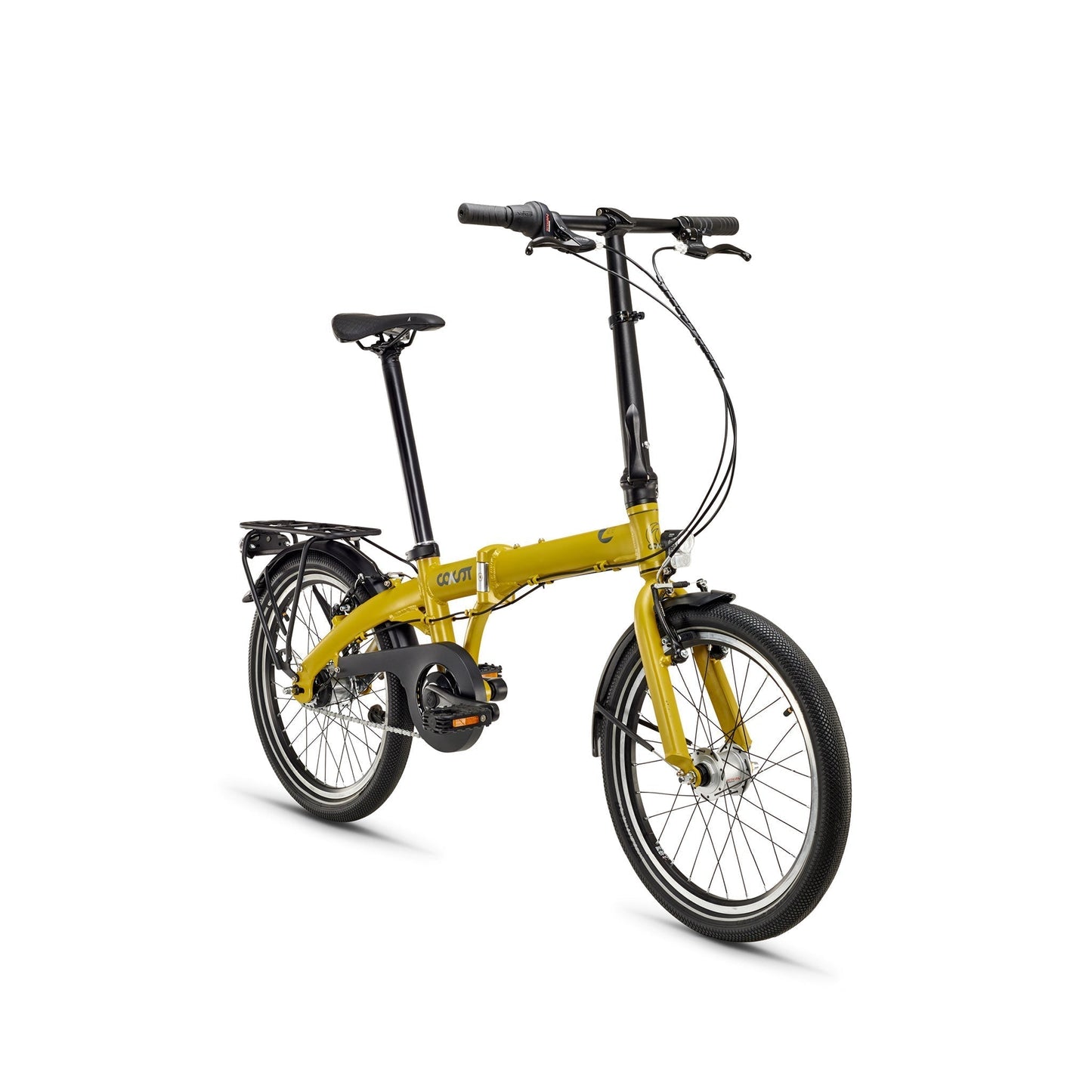 COAST BIKES Klapprad Hightide No. 02 7-Gang Mustard