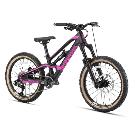 Tiny Rock 20" Master S Carbon Mattschwarz/Rosenrot (2025)