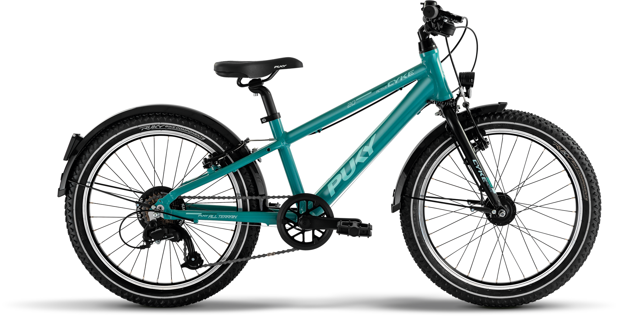 PUKY CYKE 20-7 Alu ACTIVE turquoise/black (2025)