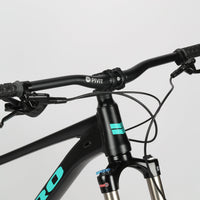 Haro Bikes Double Peak 1 - Matte Black / Teal (2025)