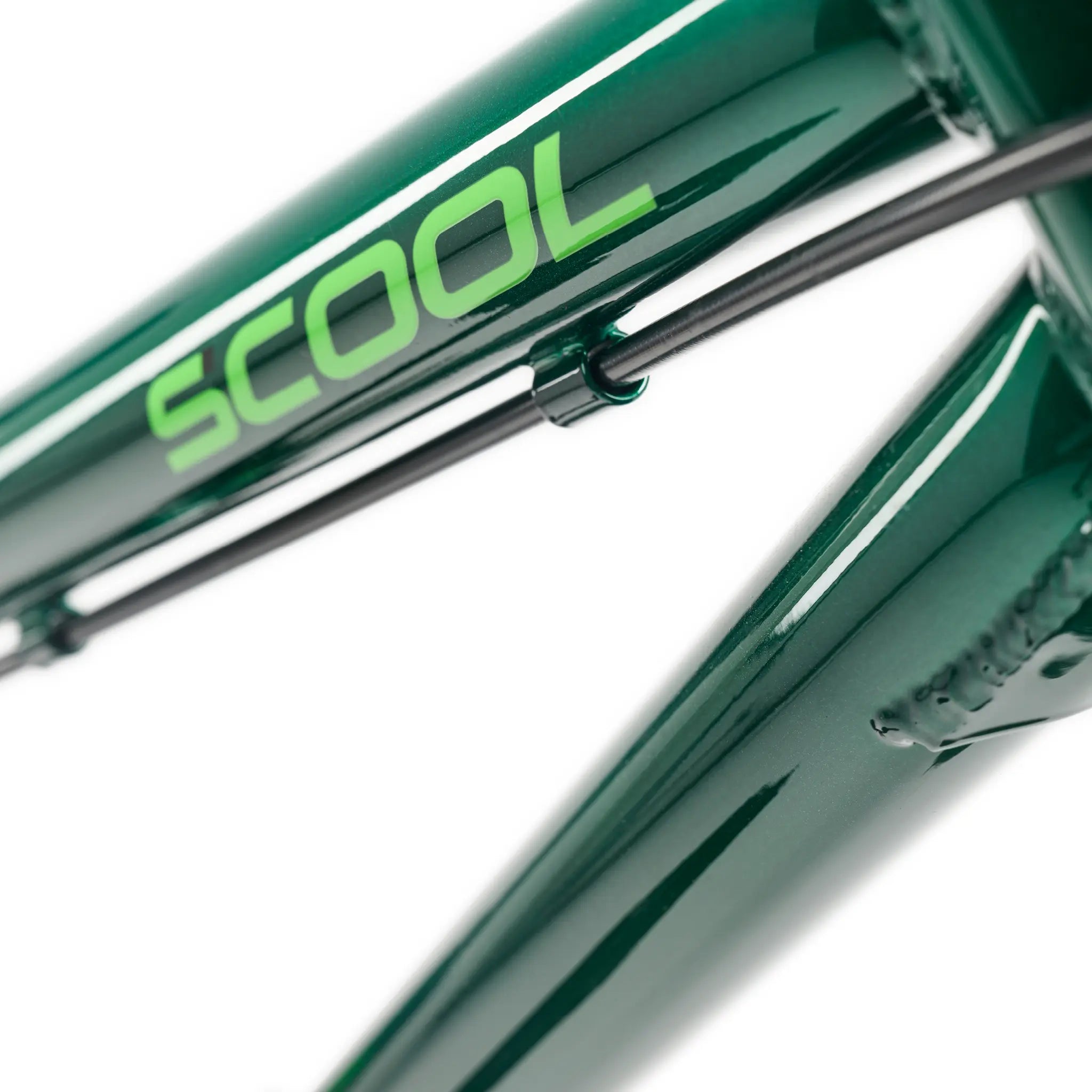 S'COOL Junior Bikes XtriX 20 Zoll 1-Gang BMX Dark Green/Neon Green
