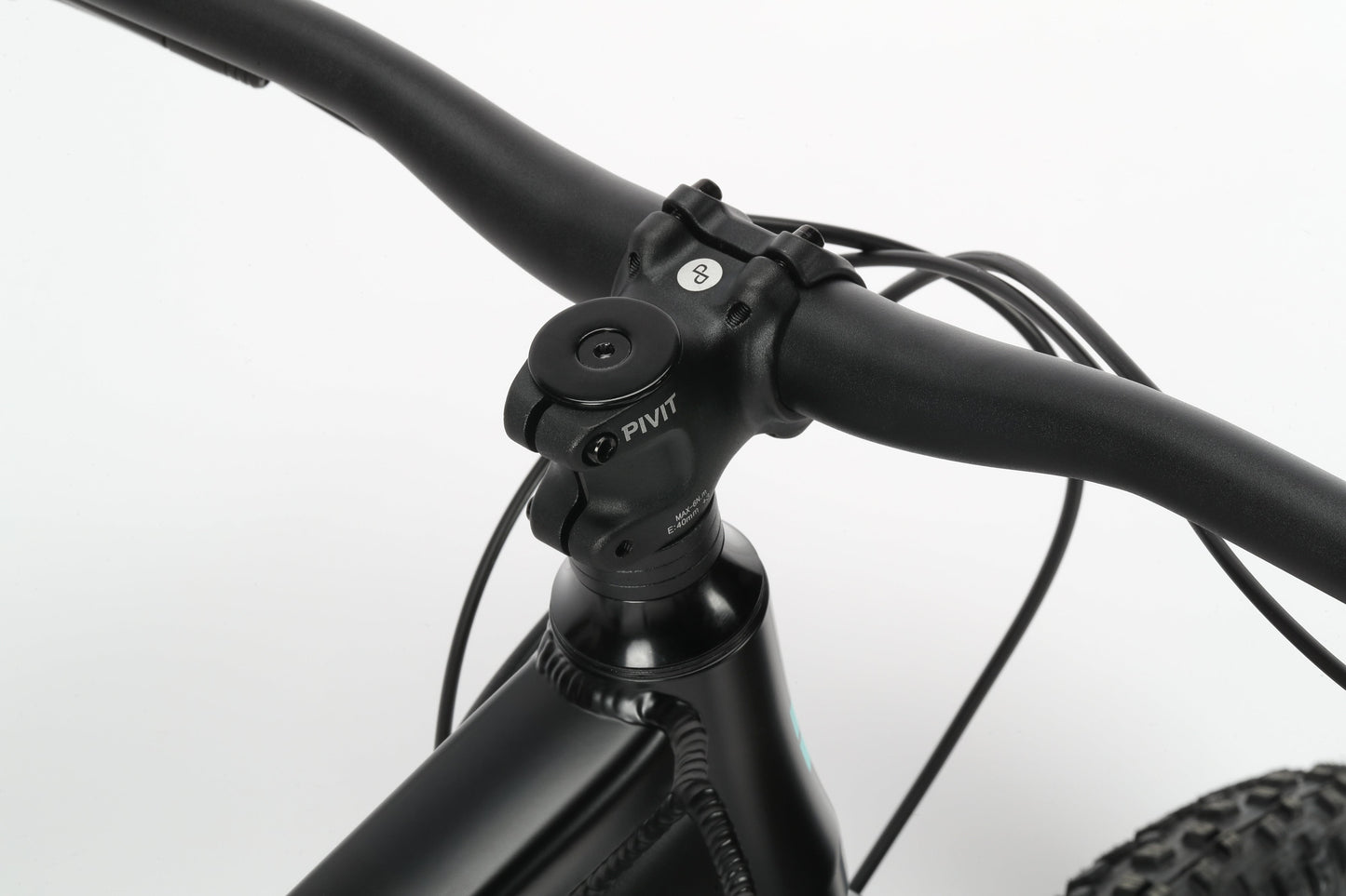 Haro Bikes Double Peak 3 - Matte Black / Teal (2025)
