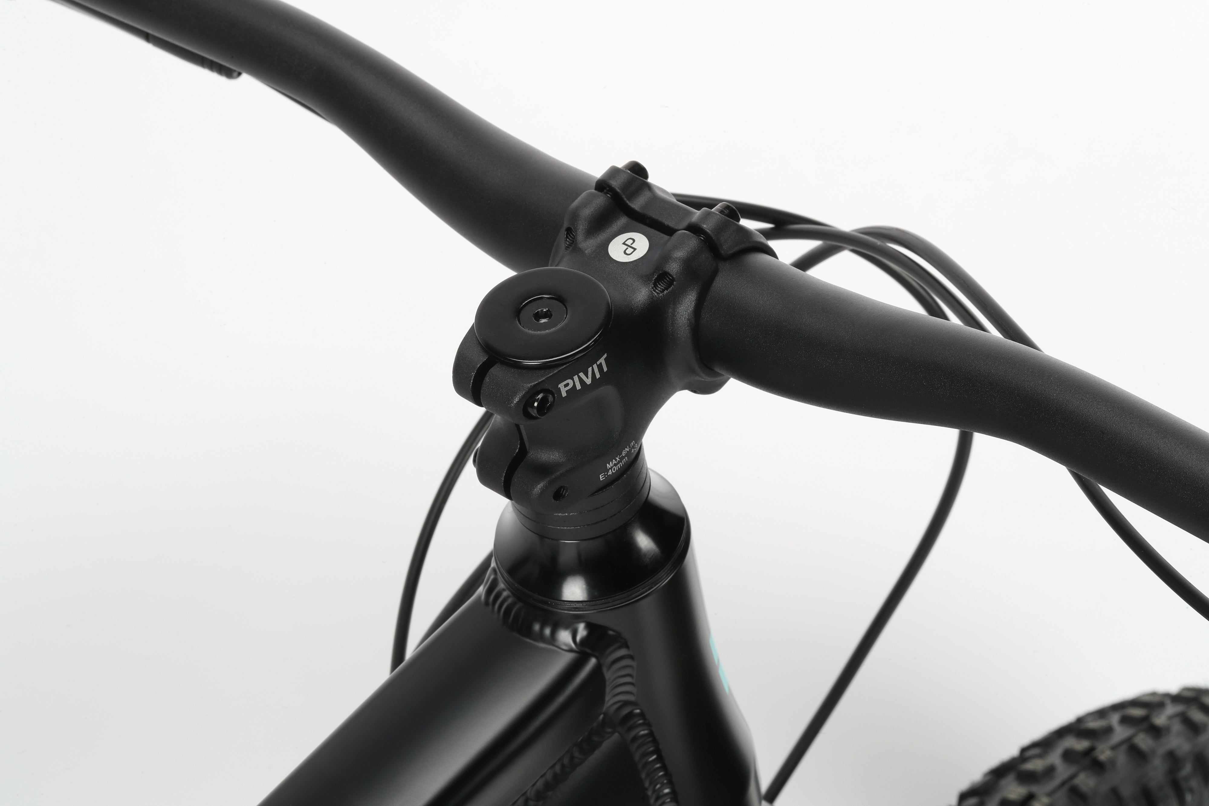 Haro Bikes Double Peak 3 - Matte Black / Teal (2025)