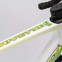 Haro Bikes Rivette Carbon LTD - Gloss White / Electric Green Yellow