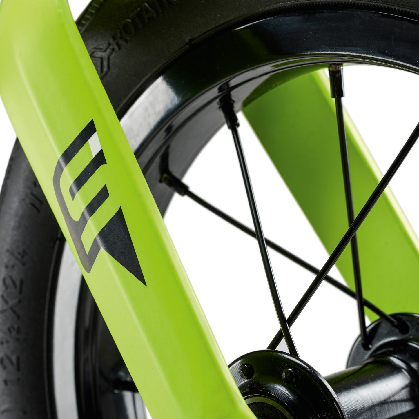 S'COOL Junior Bikes pedeX Magnesium Laufrad Black/Yellow