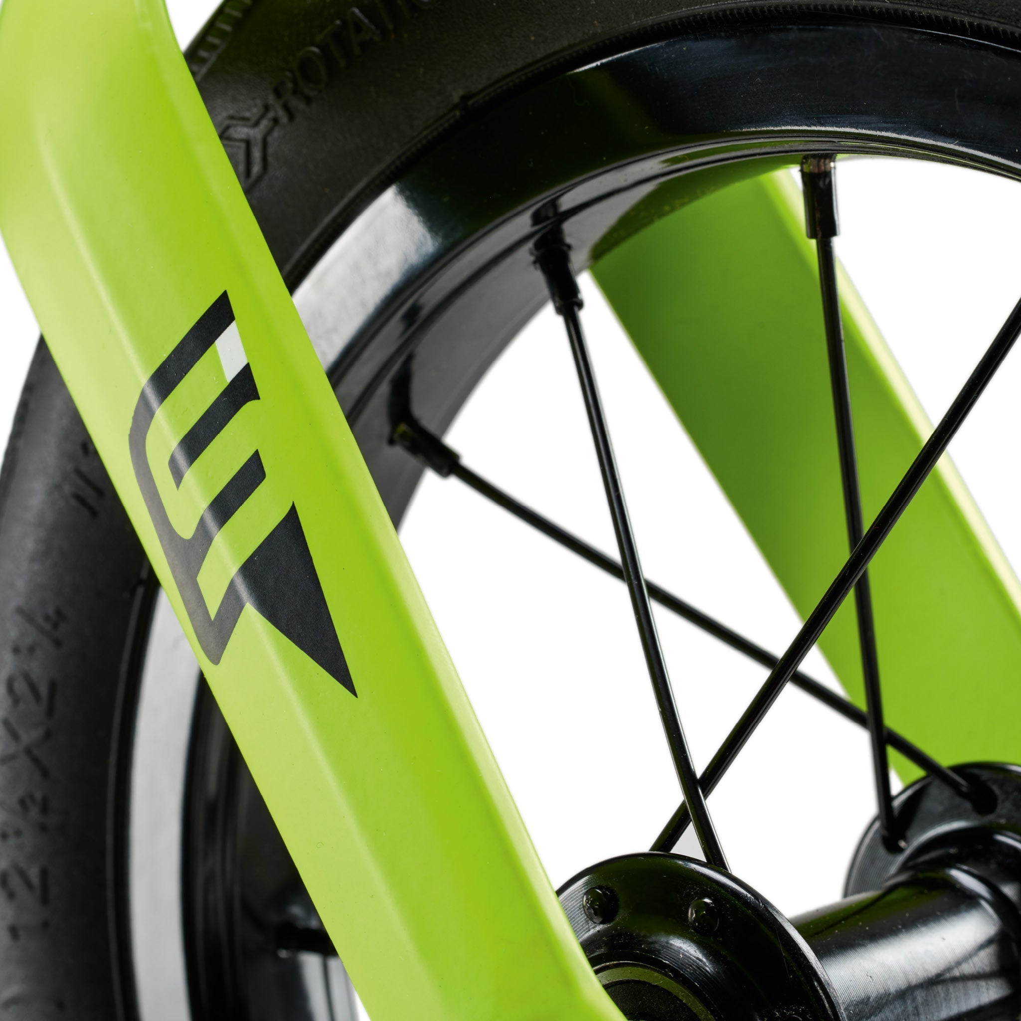 S'COOL Junior Bikes pedeX Magnesium Laufrad Black/Yellow