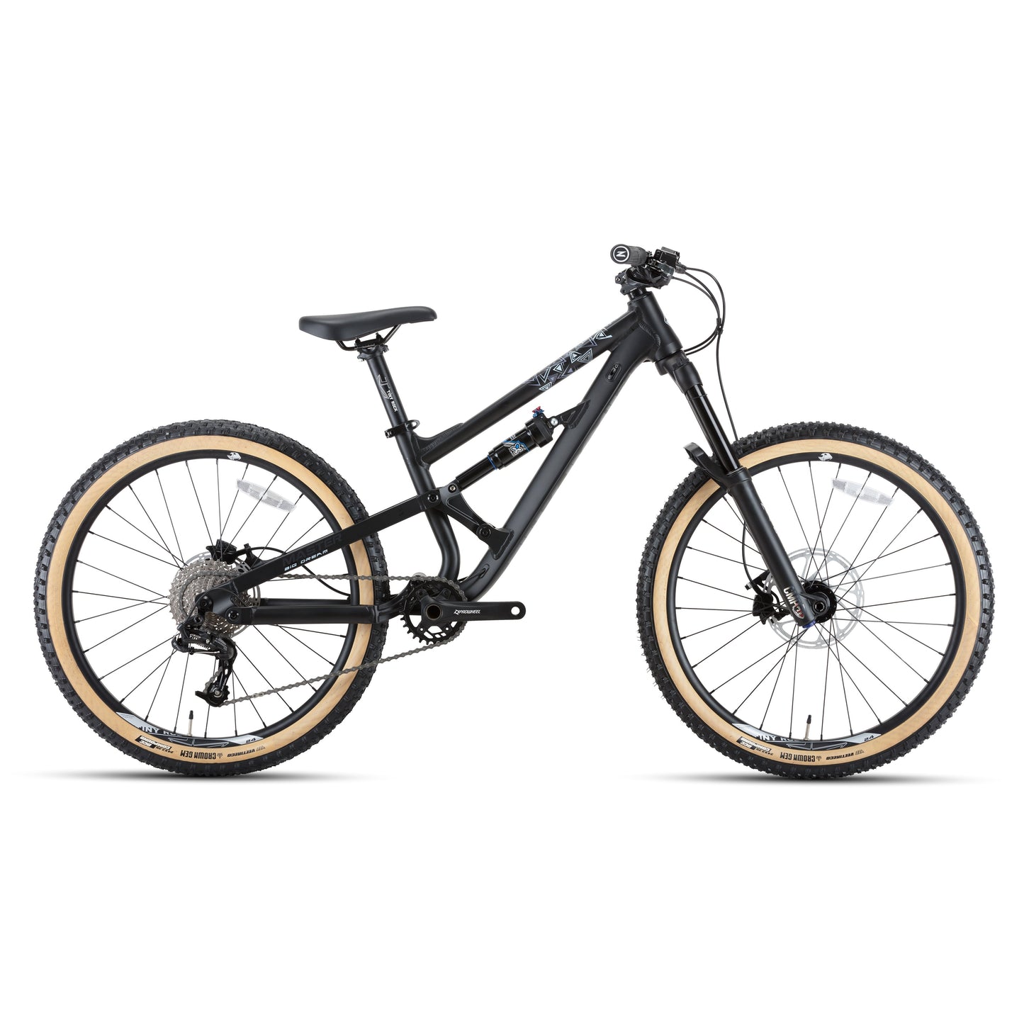 Tiny Rock 24" Master Aluminium Mattschwarz/Dunkelgrau