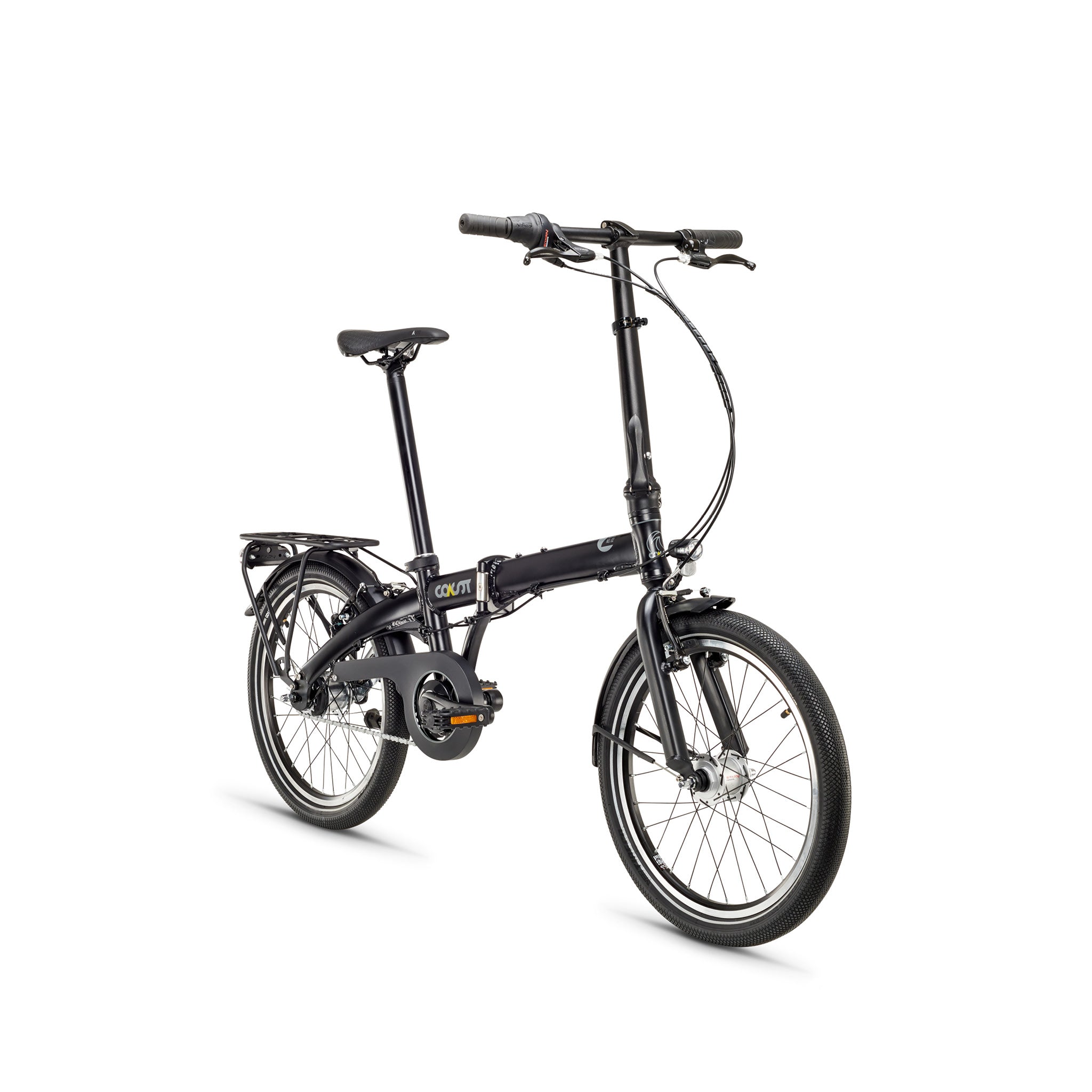 COAST BIKES Klapprad Hightide No. 02 7-Gang Black
